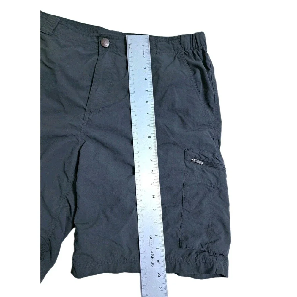 Columbia Cargo Shorts Men's 38 Silver Ridge Hiking Trail Utility Gray Fishing - Picture 8 of 9
